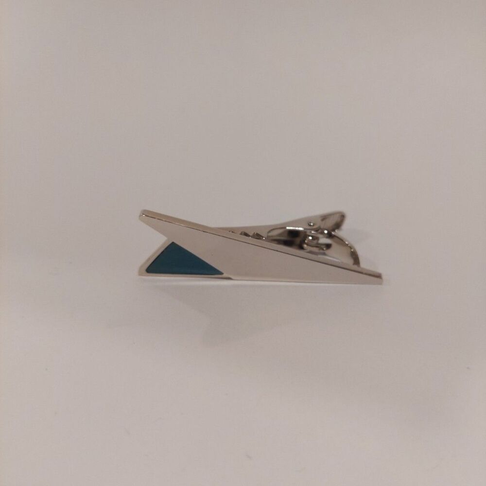 Sumimoto Electric Promo Merch Tie Pin Triangle Silver Tone With Black